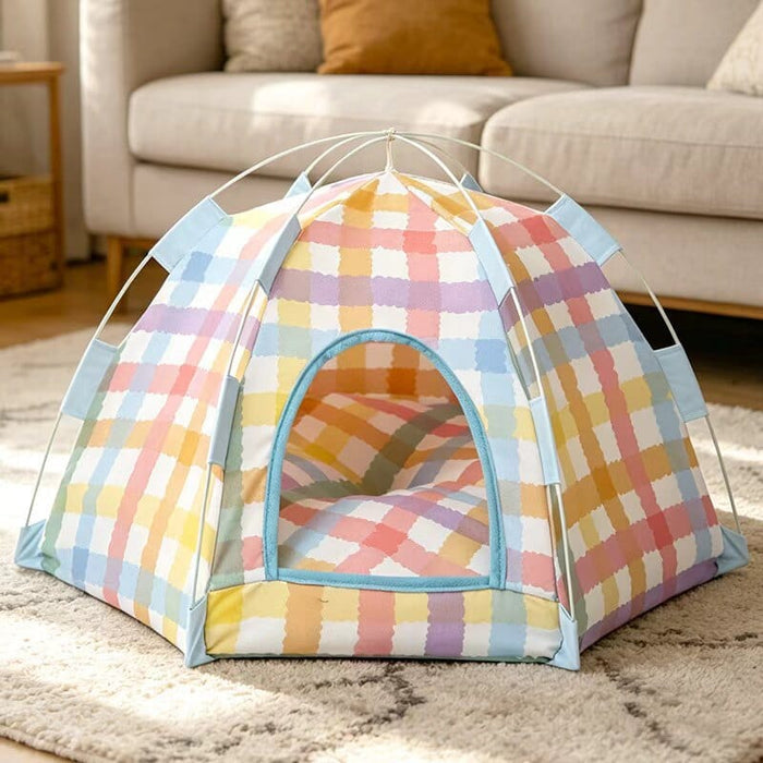 Tiny Luxury Pet Tent Bed