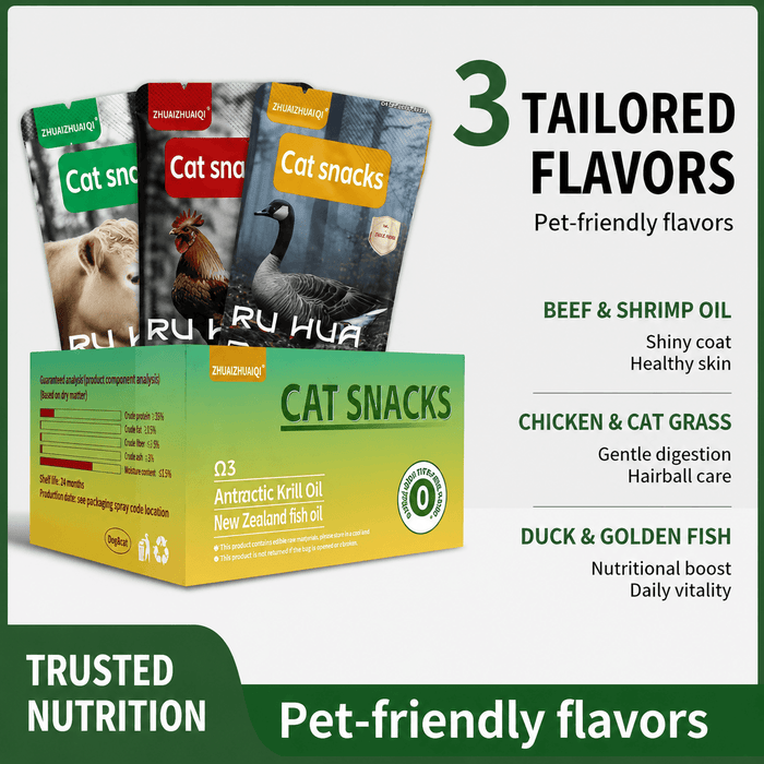 Trace Element Nutrition Pack for Cats & Dogs – Premium Meat Treats with Krill Oil & Fish Oil Fursera