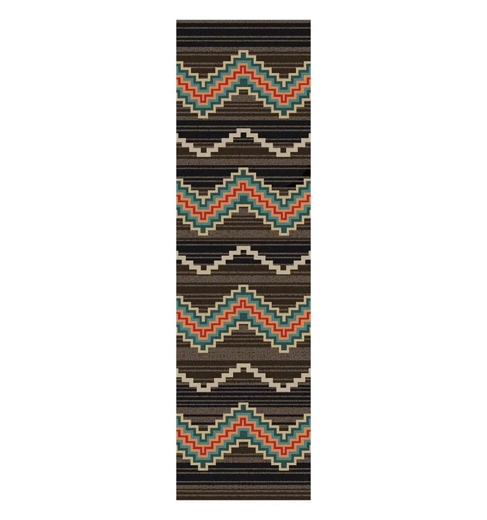 Trapper Brown Floor Runners - Made in the USA - Your Western Decor, LLC
