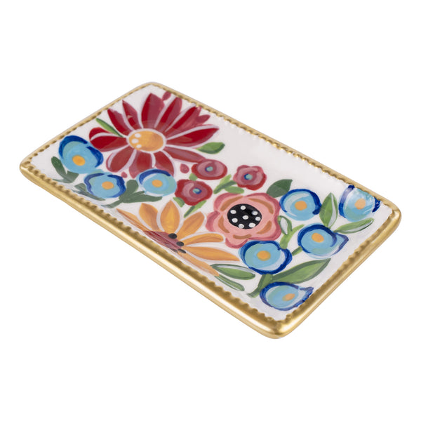 Trinket Tray -Among the Flowers