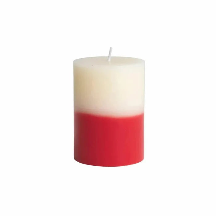 Two-Tone Pillar Candle Seasonal & Holiday Decorations 12044804