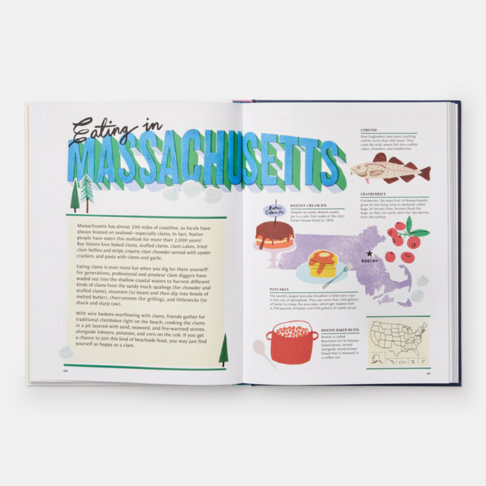 United Tastes of America: An Atlas of Food Facts & Recipes from Every State!