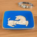 Waylande Gregory Ceramic Catchall Tray, Zebra