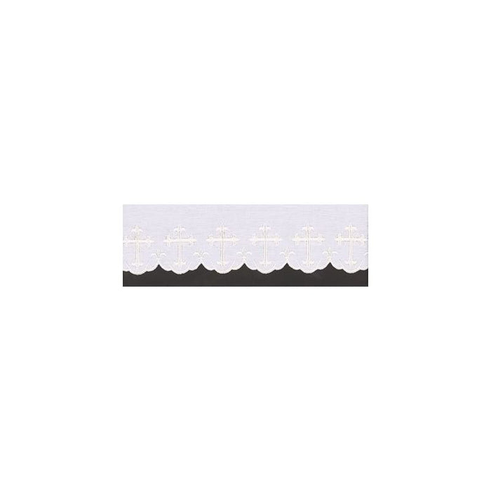 WHITE EMBROIDERED LINEN