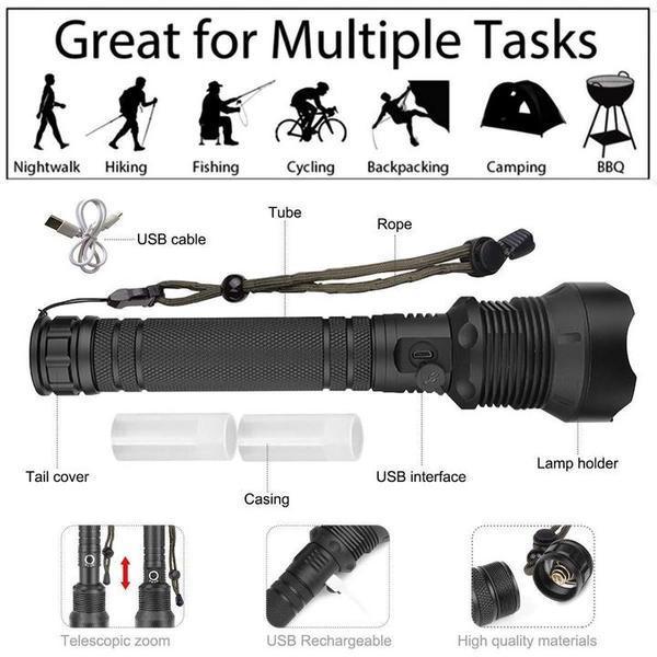 XHP P50 Most Powerful Flashlight
