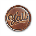 Y'all Leather Coaster