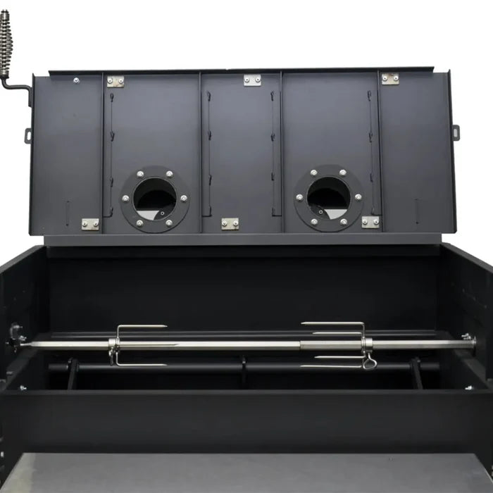 Yoder Smokers Flat Top Charcoal Grill Rotisserie Kit Outdoor Grill Accessories 12048162