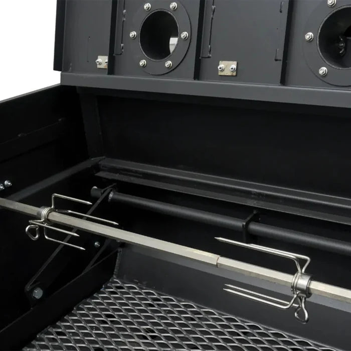 Yoder Smokers Flat Top Charcoal Grill Rotisserie Kit Outdoor Grill Accessories 12048162