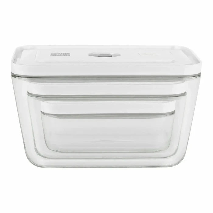 ZWILLING Fresh & Save 3-pc Vacuum Box Assorted Glass Container Set Kitchen Appliance Accessories 12045887